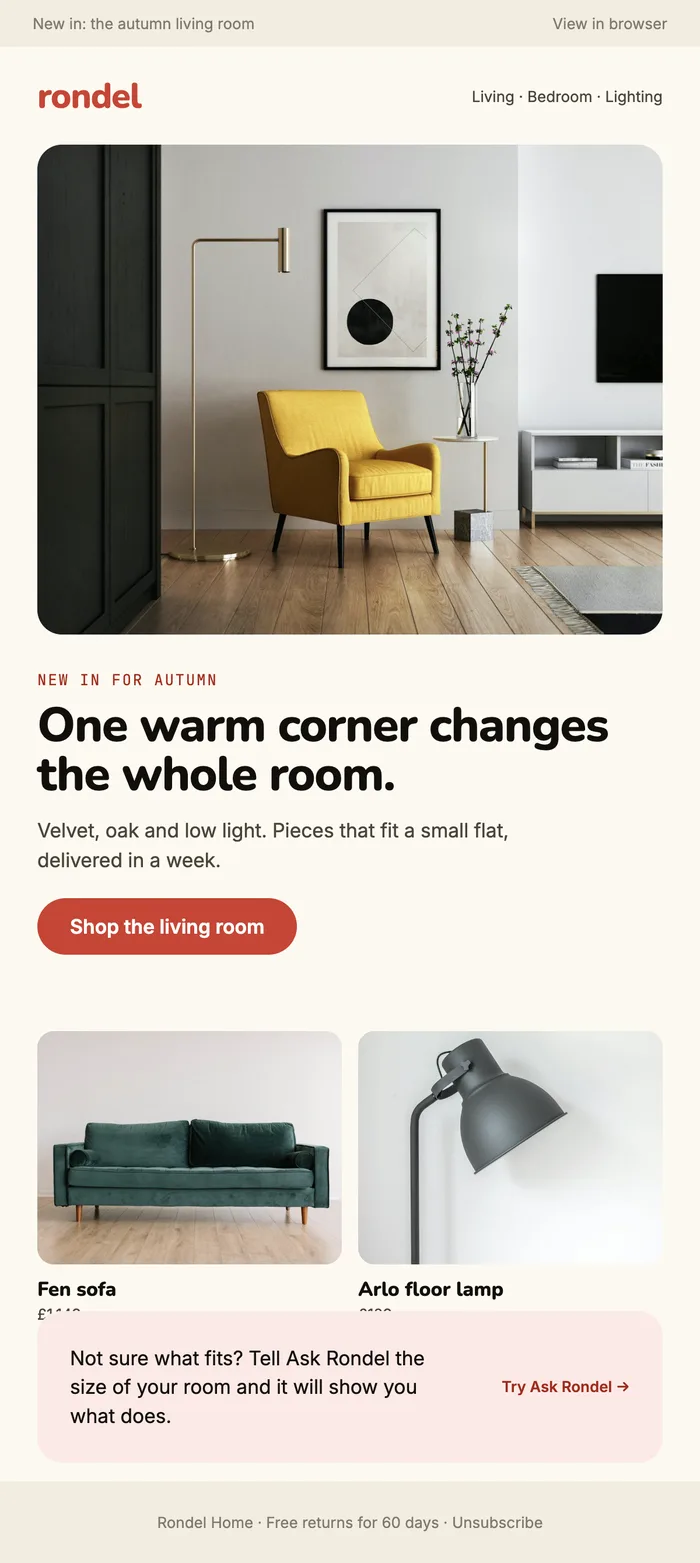 Rondel autumn email